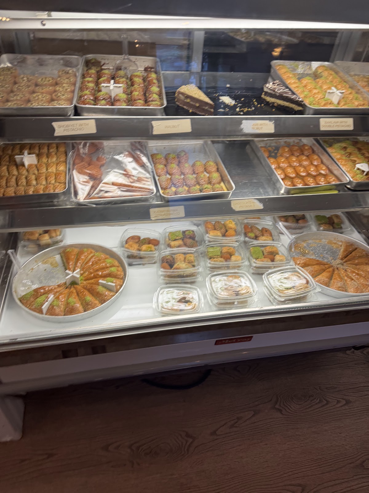 Botanical decorations and dining atmosphere at Layalina